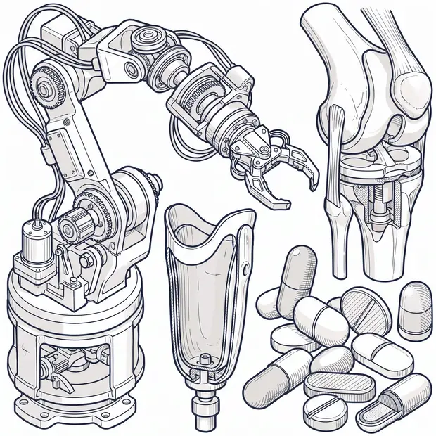 Surgical robot arm, joint prosthesis and prosthetic socket